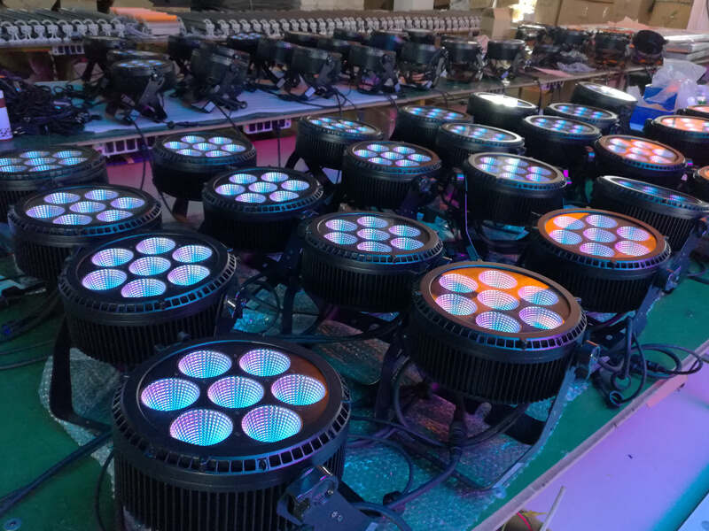 7pcs 25w 5in1 outdoor led par light (14) 7шт 25Вт 5в1 уличный светодиодный светильник (14)