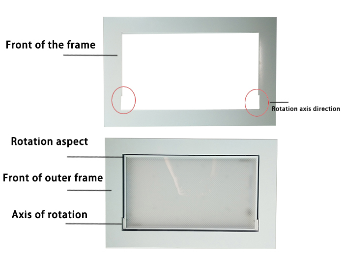 embedded electric flip LED three-color conference light Встроенный электрический флип светодиодный трехцветный конференц-свет