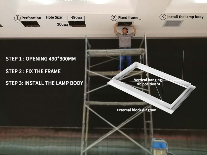 Video conference room lighting installation diagram Диаграмма установки освещения видео конференц-зал (2)