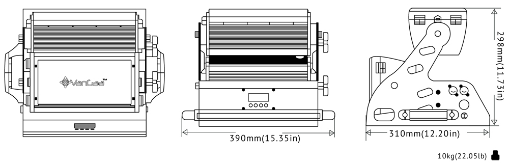 VG-LB2400 dimension Размер VG-LB2400