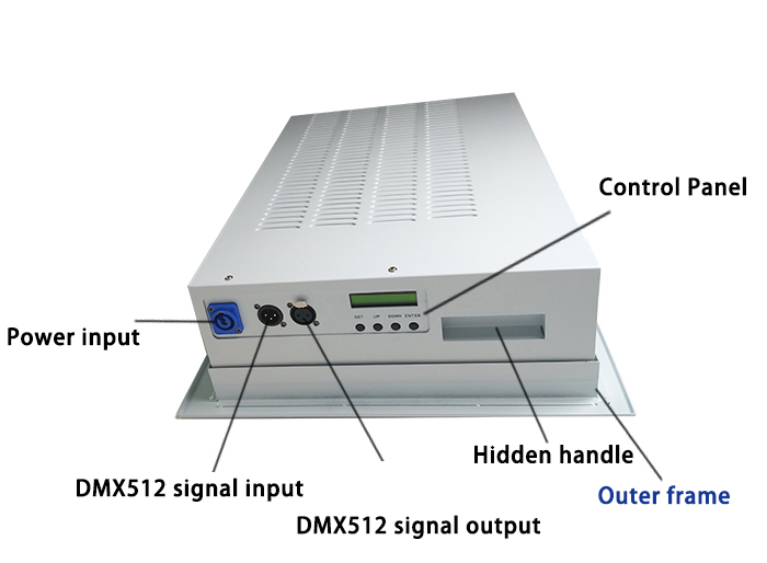 embedded electric flip LED three-color conference light Встроенный электрический флип светодиодный трехцветный конференц-свет