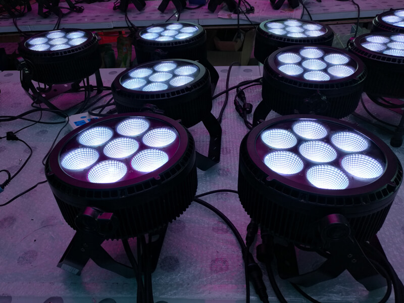 7pcs 25w 5in1 outdoor led par light (11) 7шт 25Вт 5в1 уличный светодиодный светильник (11)