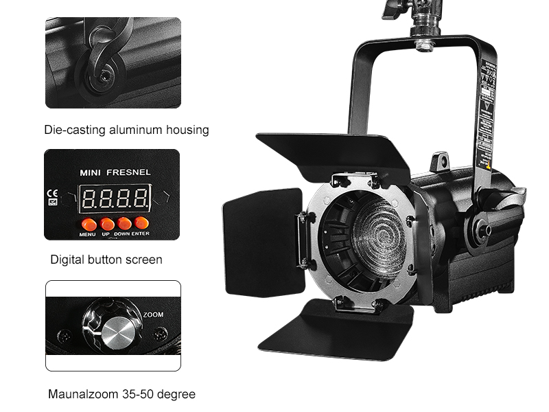 Stage 60w Led Fresnel Light for Painting Studio Этап 60w Led Fresnel Light для студии рисования