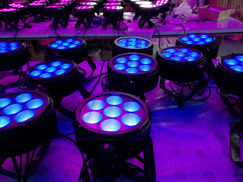 7pcs 25w 5in1 outdoor led par light (12) 7шт 25Вт 5в1 уличный светодиодный светильник (12)