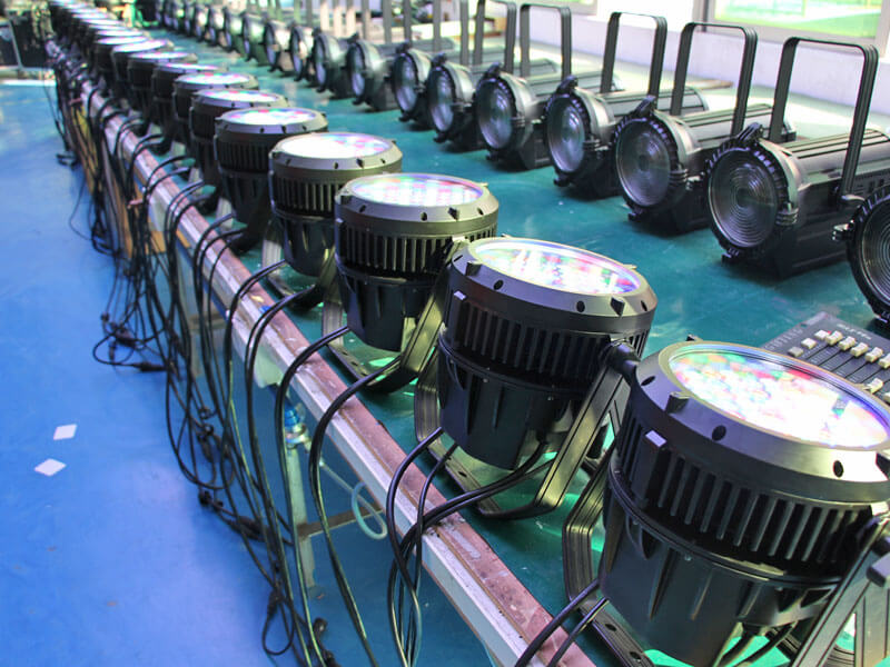 54шт 3W открытый светодиодный свет Par