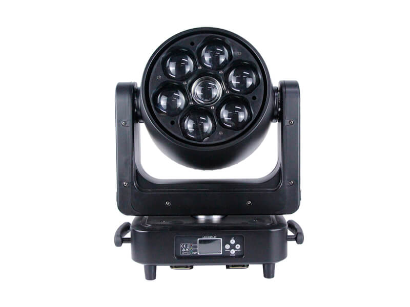 7pcs 60W 4IN1 Bee Eye LED Moving Head Zoom Light