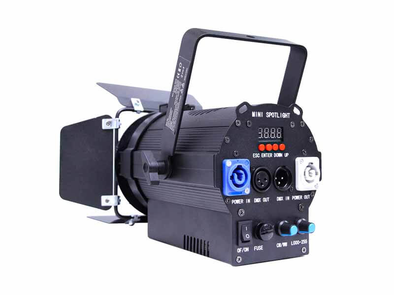 Миниатюрный двухцветный светодиодный прожектор Френеля мощностью 50 Вт