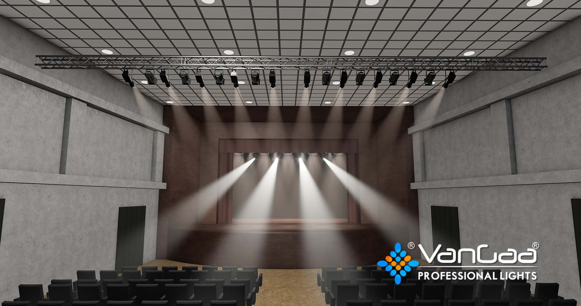 Дизайн Освещения Школьного Актового Зала: Коллаборация Пяти Типов Света, Интеграция Двух Режимов — Искусство Баланса Света И Тени Для Собраний И Сцен