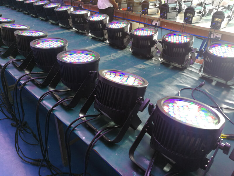 54 шт. RGBW на открытом воздухе светового света