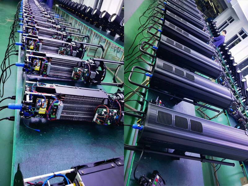 Светодиодный прожектор DMX с моторизованным зумом мощностью 600 Вт