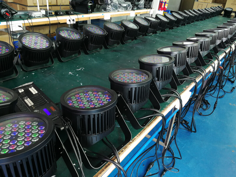 54 шт. RGBW на открытом воздухе светового света