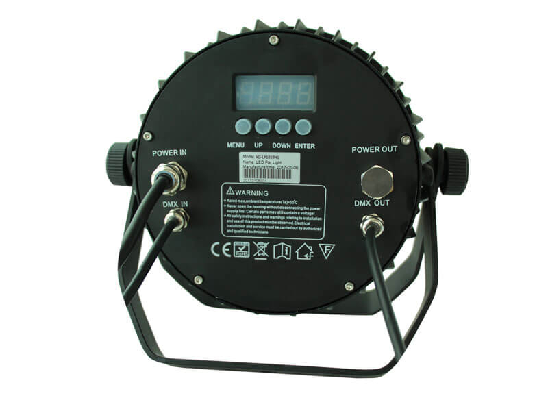 18 шт. 18 Вт RGBWAUV 6in1 Тонкий светодиодный светильник на открытом воздухе