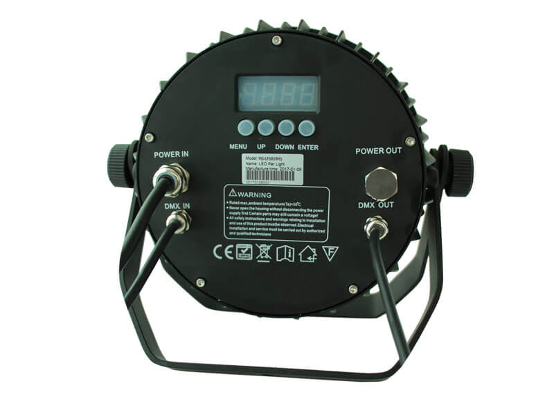 18 шт. 18 Вт RGBWAUV 6in1 Тонкий светодиодный светильник на открытом воздухе