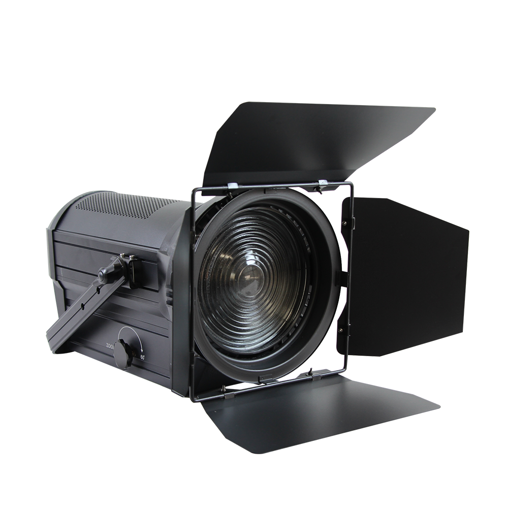 Безвентиляторный светодиодный студийный прожектор Френеля мощностью 100 Вт