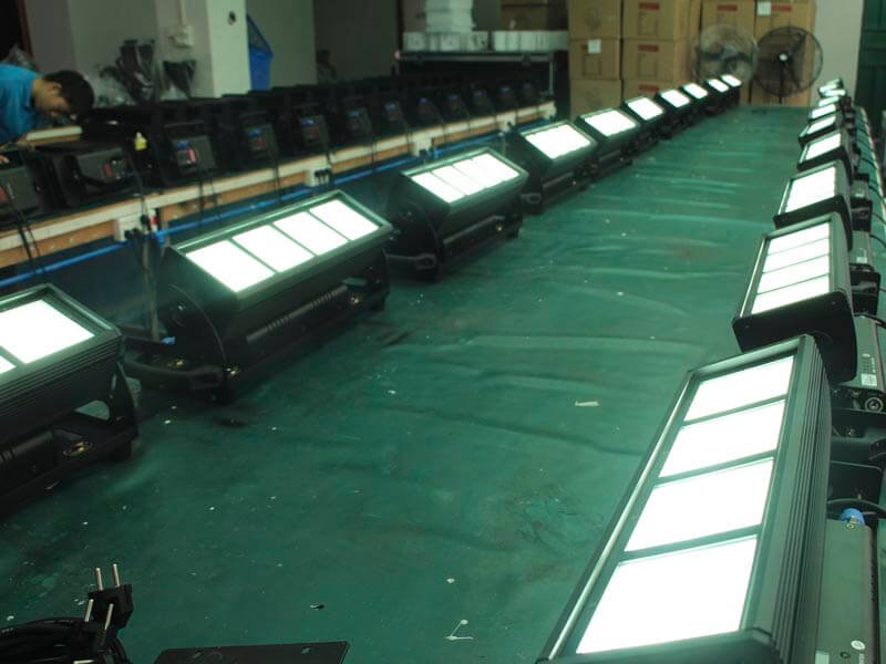 Высокая мощность 300 Вт 7 красочных светодиодов Cyclorama Light