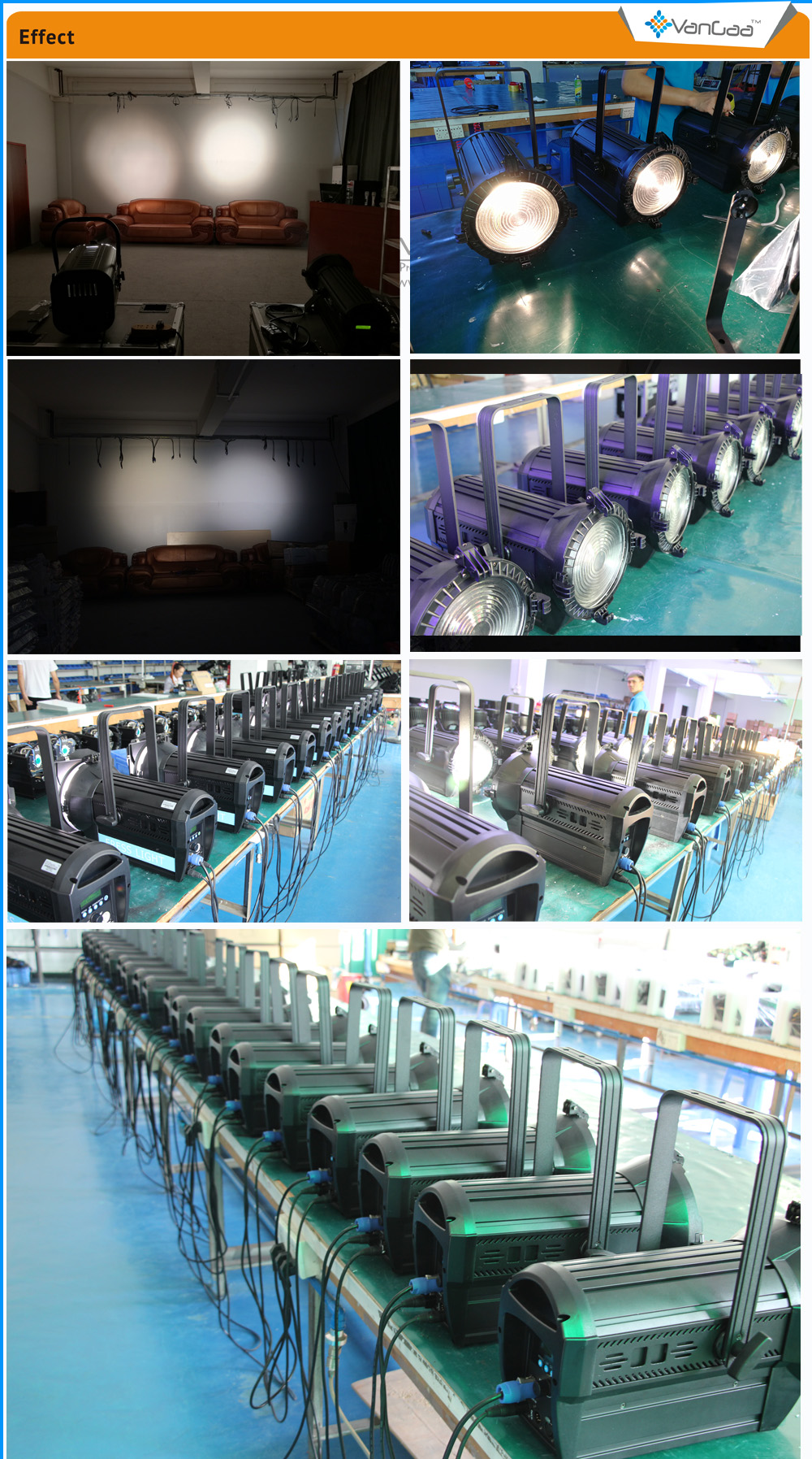 Завод светодиодных ламп Френеля