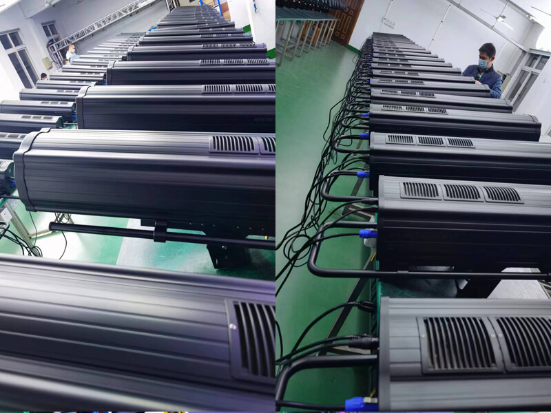 Светодиодный прожектор DMX с моторизованным зумом мощностью 600 Вт