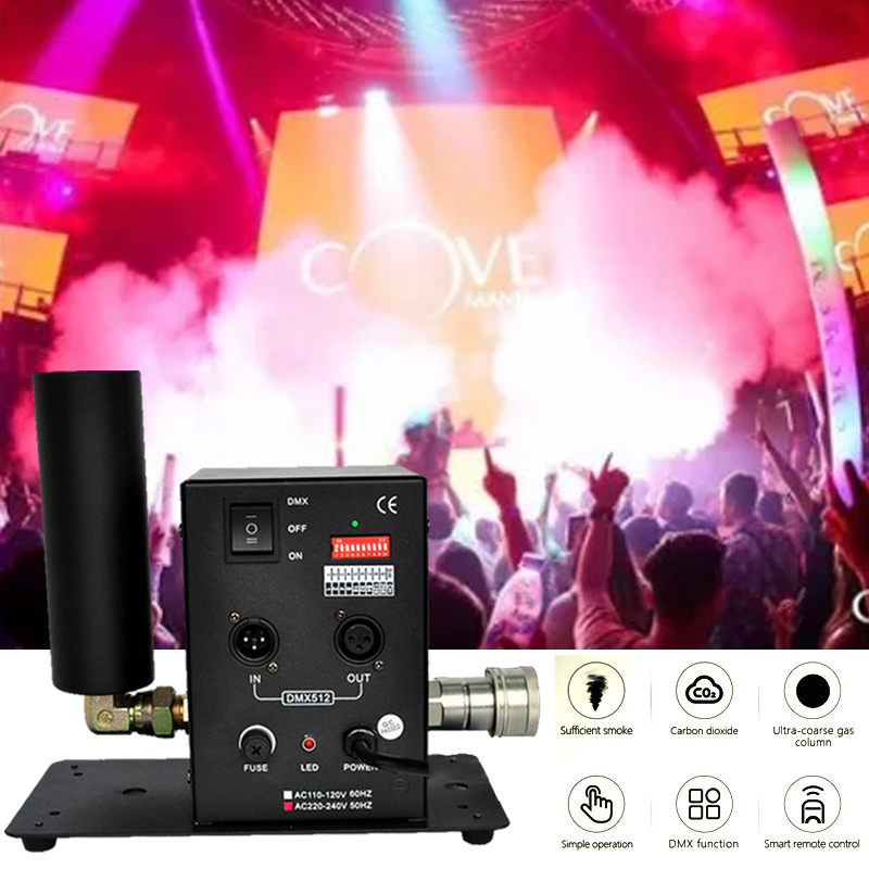 Dmx Party Effect Газовая колонка с углекислым газом Magic Fx Fog Cryo Jet Machine Led Cannon Smoke Co2 Jet Machine