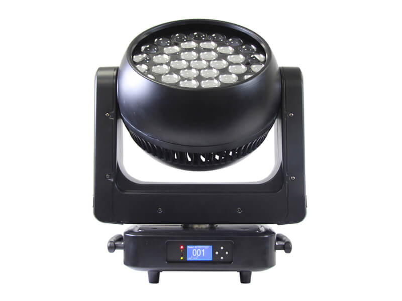Aura 37pcs 25W 4in1 LED Zoom Moving Head Beam Wash Light