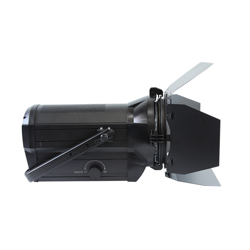 Безвентиляторный светодиодный студийный прожектор Френеля мощностью 100 Вт