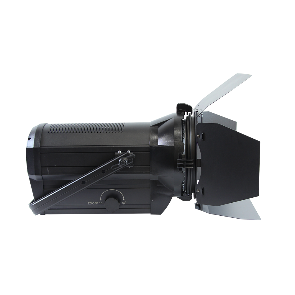 Безвентиляторный светодиодный студийный прожектор Френеля мощностью 100 Вт