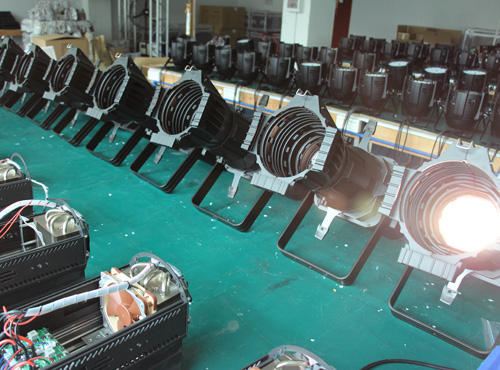 Цифровой светодиодный прожектор Leko с фиксированным профилем, 200 Вт, светодиодный эллипсоидальный прожектор