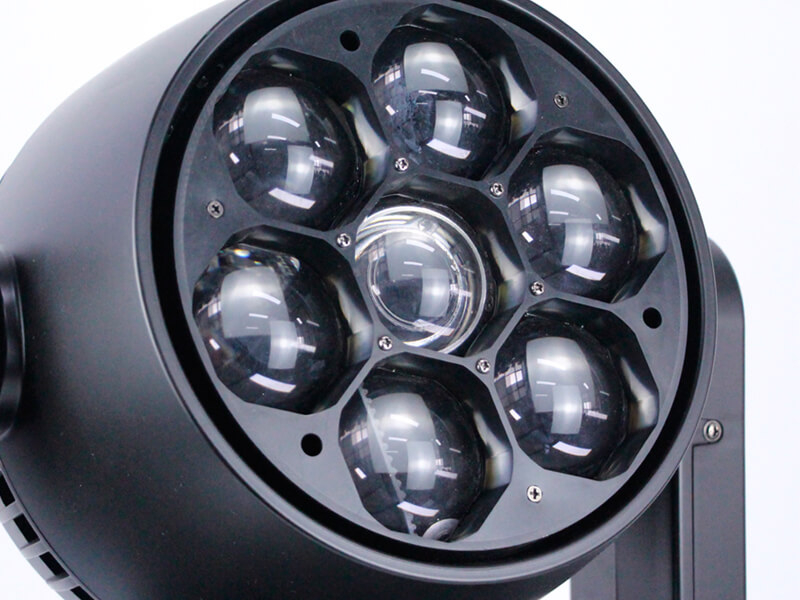 7pcs 60W 4IN1 Bee Eye LED Moving Head Zoom Light