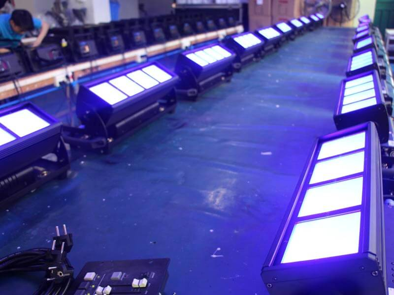 Высокая мощность 300 Вт 7 красочных светодиодов Cyclorama Light