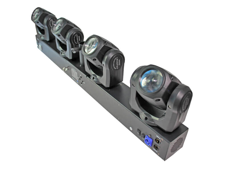 Светодиодный прожектор DJ с 4 головками мощностью 32 Вт