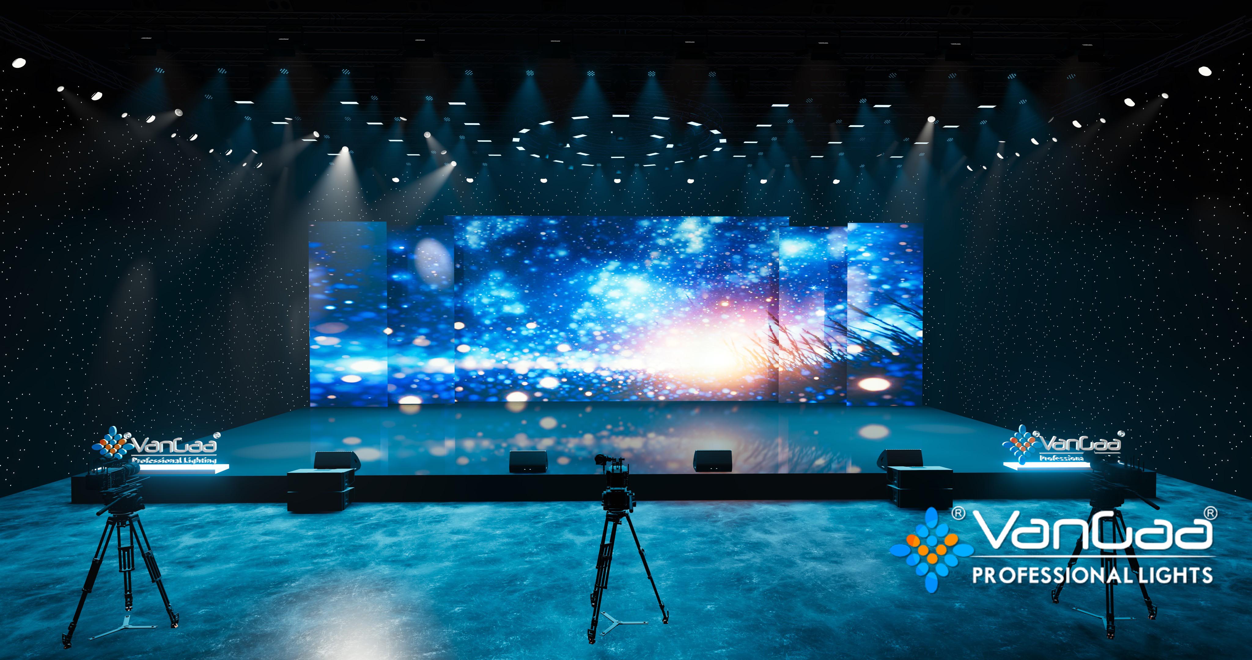 Дизайн освещения среднего студийного помещения: Триада функции, искусства и технологии